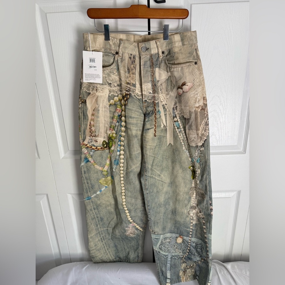 Acne studios Pearl and Lace  Loose fit jeans size medium - Picture 13 of 13